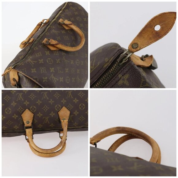 LOUIS VUITTON Monogram Speedy 40 Hand Bag M41522 LV Auth 144455 - Picture 16 of 16
